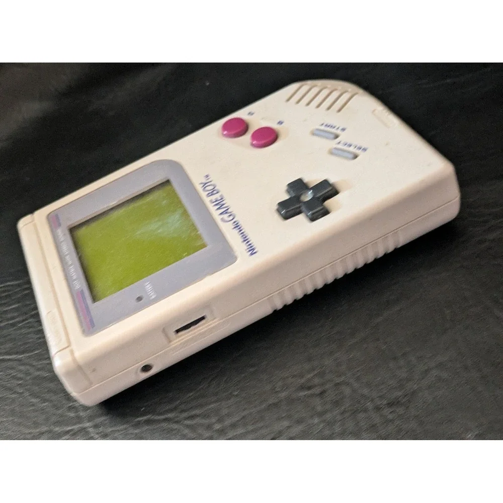 Nintendo Game Boy DMG-01 Console Gray Handheld Tetris Bundle Working
